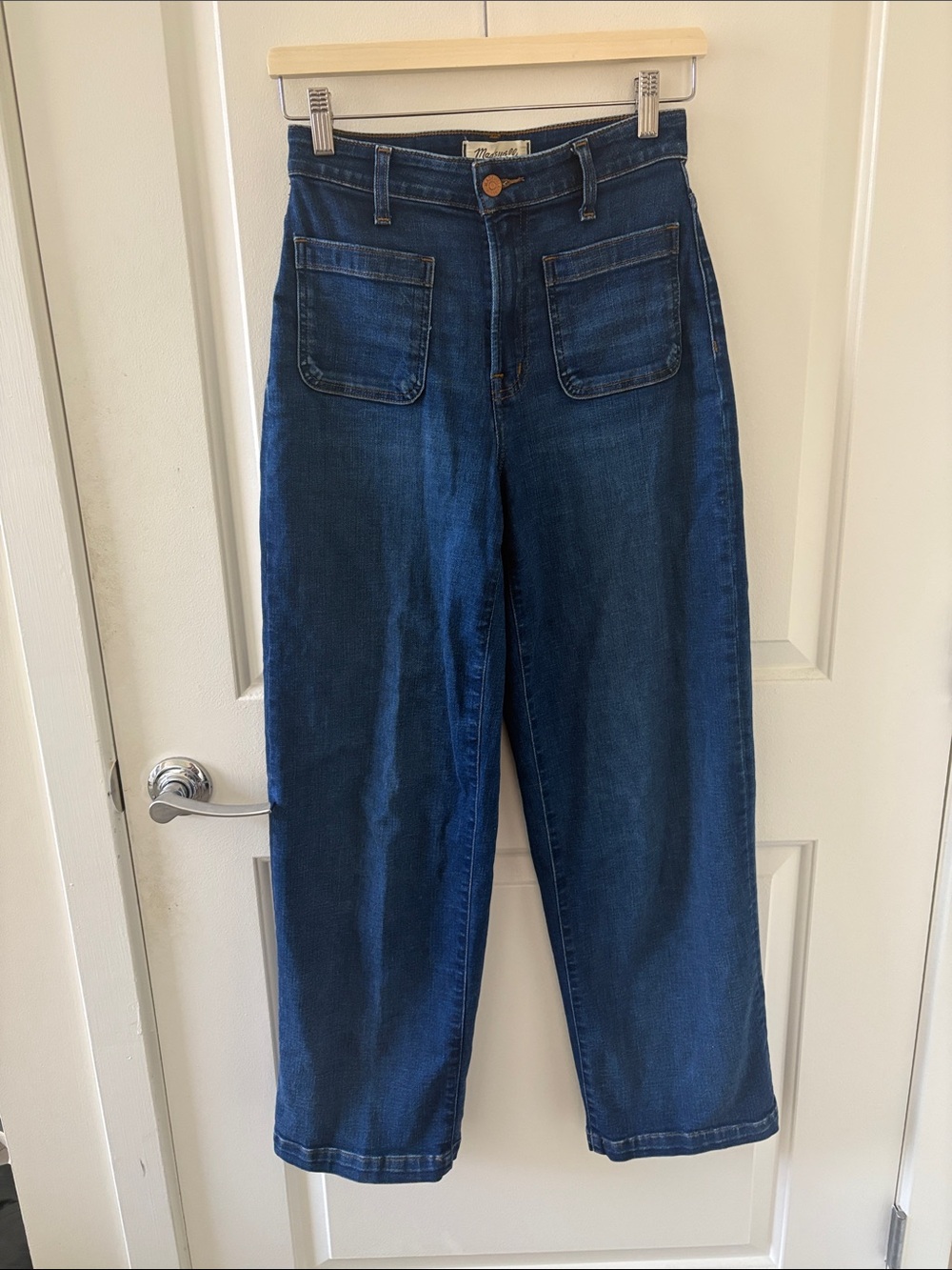 Madewell Women's Wide Leg Jeans - Blue